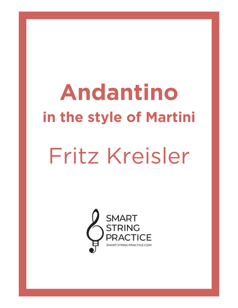 Andantino in the Style of Martini by Fritz Kreisler