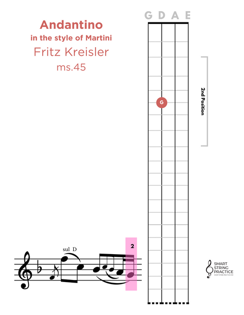 Andantino in the Style of Martini by Fritz Kreisler