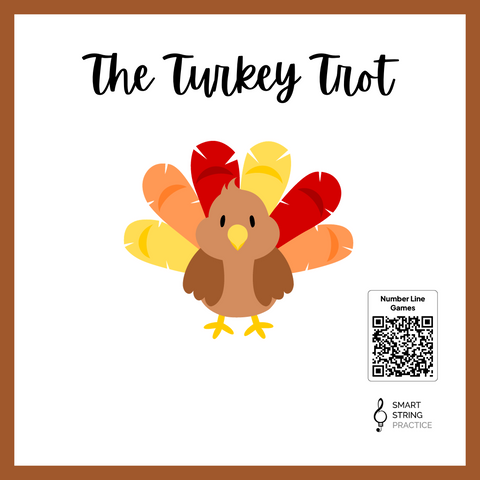 The Turkey Trot - Number Line Game