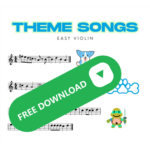 Fun Theme Songs for Violin - Easy and Simplified