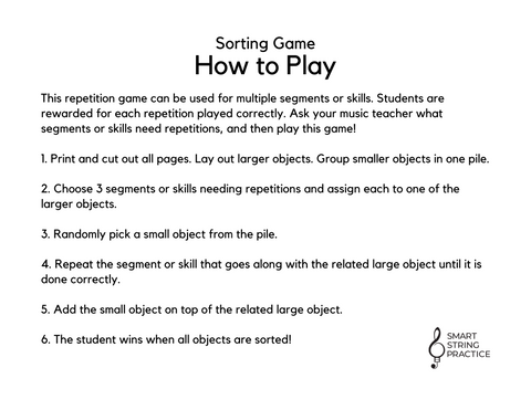 Cats, Dogs, & Goldfish... Oh My! - Sorting Game