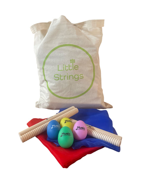 Teacher Kit - Shakers, Rhythm Sticks, and Scarves