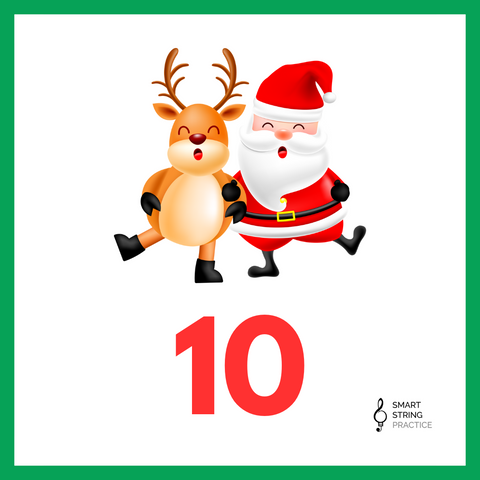 The Reindeer Prance - Number Line Game