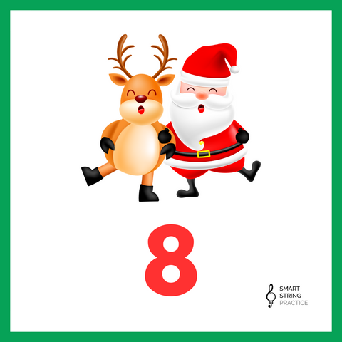 The Reindeer Prance - Number Line Game