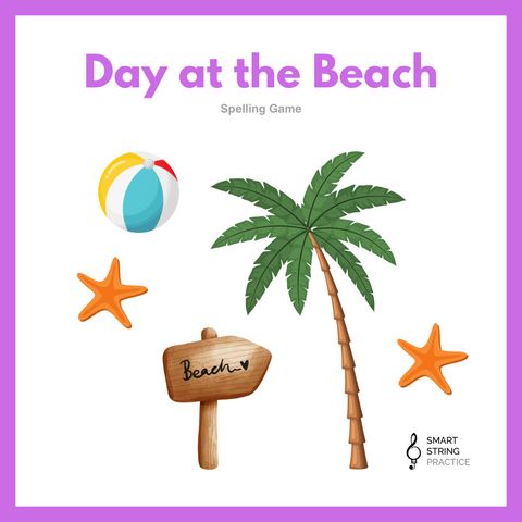 Day at the Beach - Spelling Game