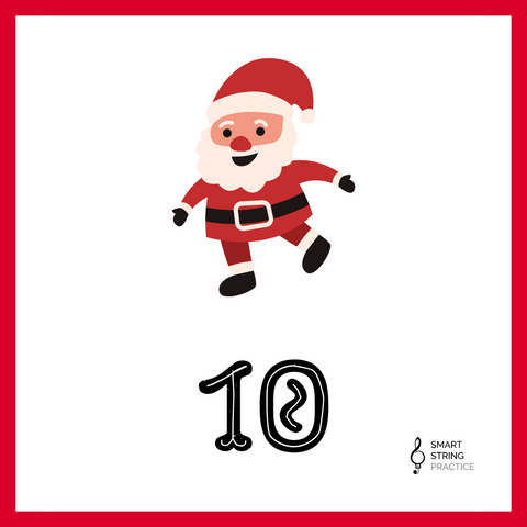 The Santa Jingle - Number Line Game