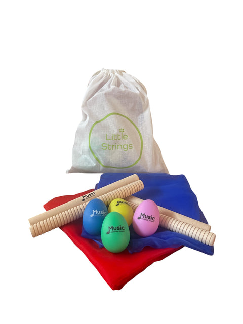 Music at Home Kit - Shakers, Rhythm Sticks, and Scarves