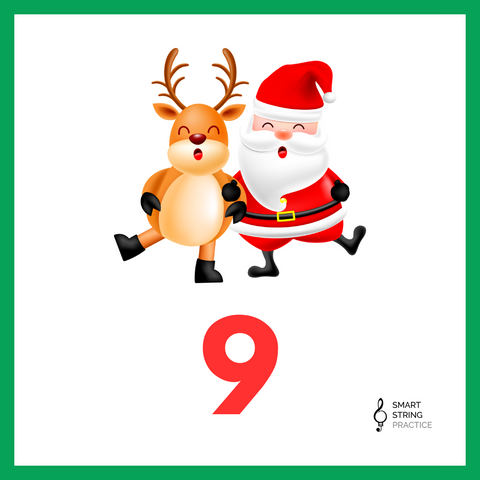 The Reindeer Prance - Number Line Game